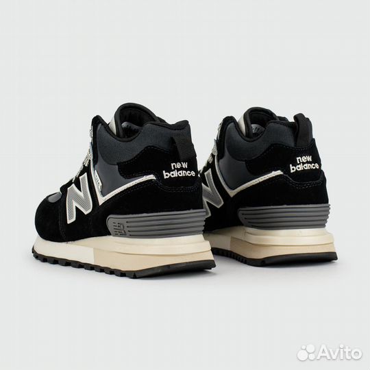 Кроссовки New Balance 574 Mid Black / White with F