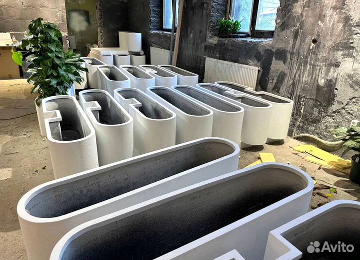Кашпо под бетон (собственное производство)