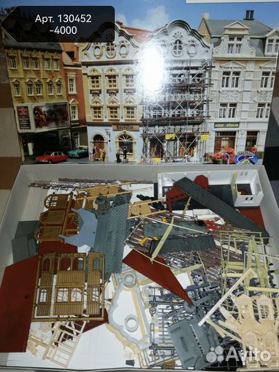 Макет дома, фабрики, заводы мосты 1/87