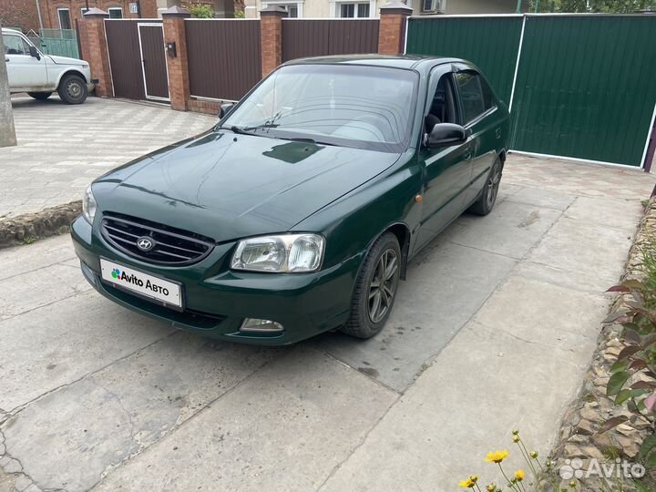 Hyundai Accent 1.5 МТ, 2002, 250 000 км