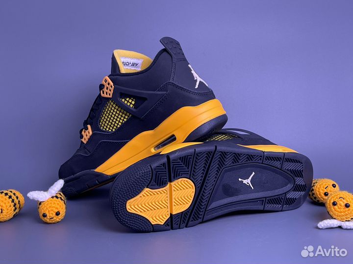 Nike Air Jordan 4 Retro Yellow Thunder Билайн