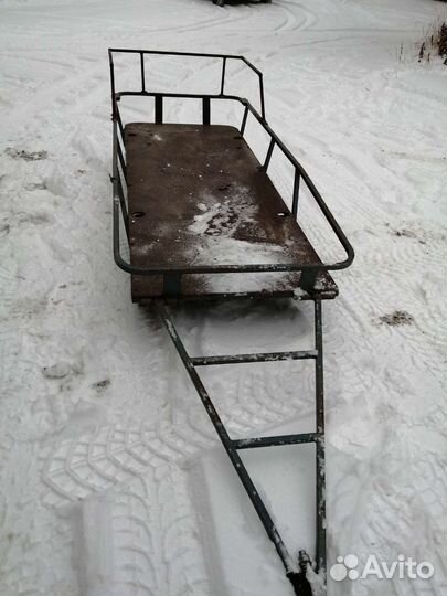 Сани для снегохода бу