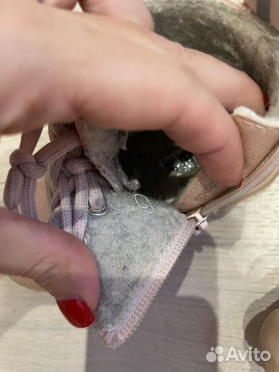 Ботинки на осень розовые 26 размер