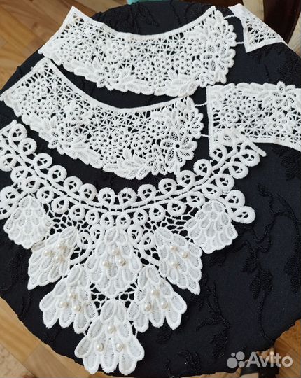 Съемный воротничок вышивка