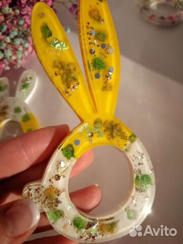 Подставка для яиц к пасхе. Пасхальные зайчики