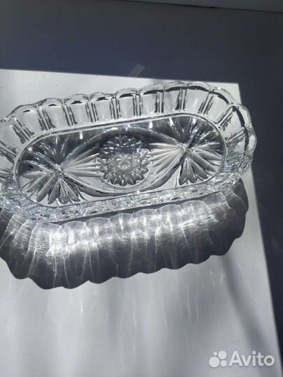 Лодочка хрустальная