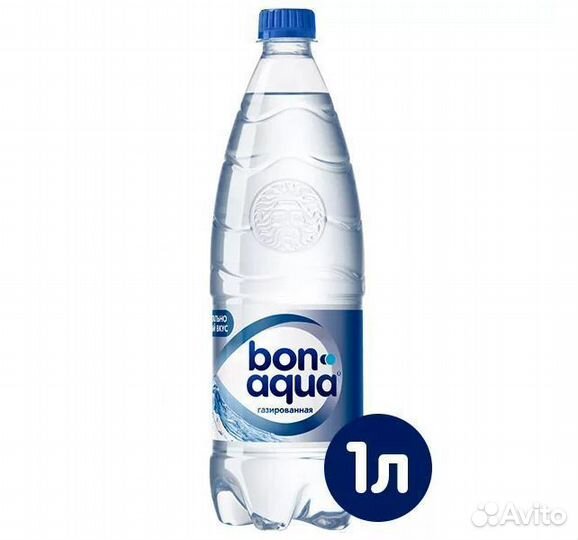 Минеральная вода BonAqua газированная 1л