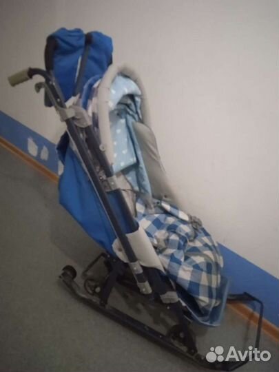 Детские санки коляска бу