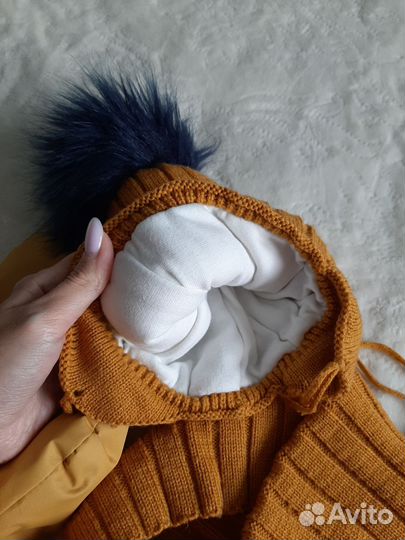 Комплект шапка и снуд