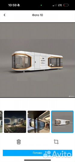 Модульный дом капсульный