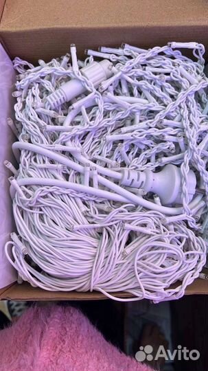 Гирлянда уличная бахрома