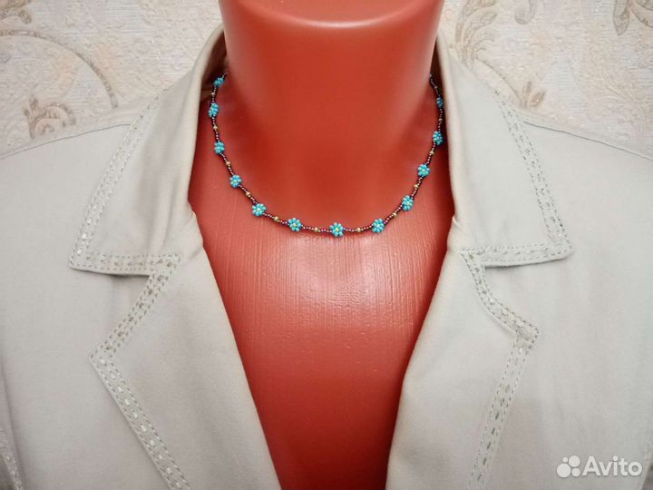 Чокер из бисера