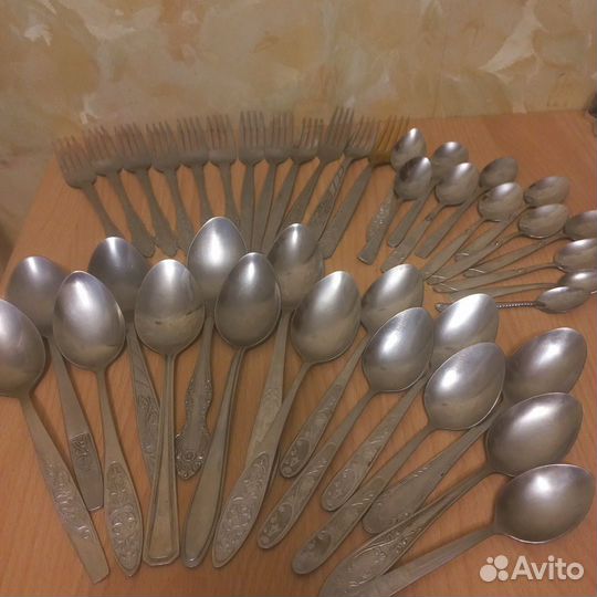 Ложки, вилки,салатник