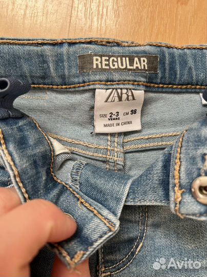 Джинсы zara 104