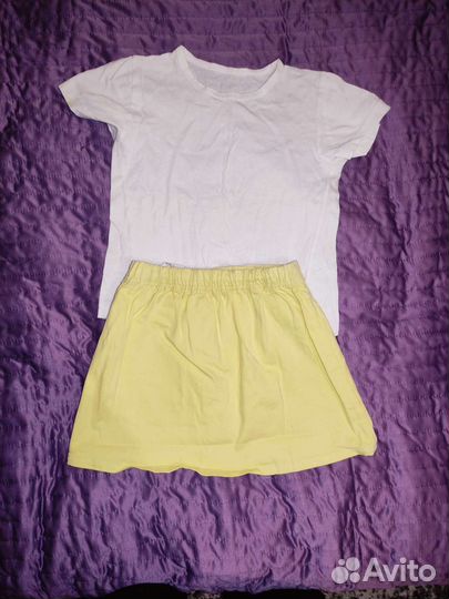 Вещи пакетом на девочку 122-128