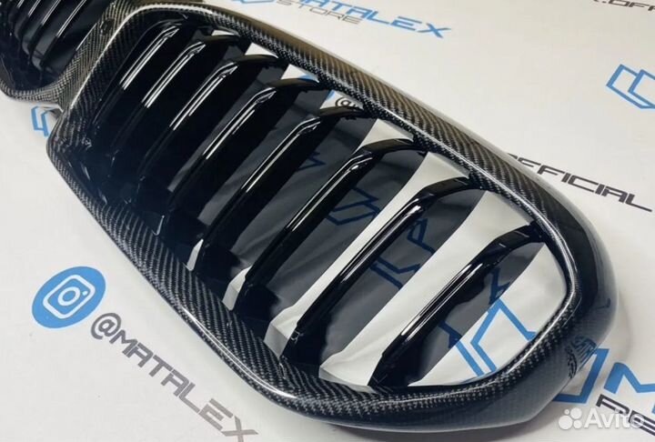 Решетка радиатора BMW G30 карбон M Performance