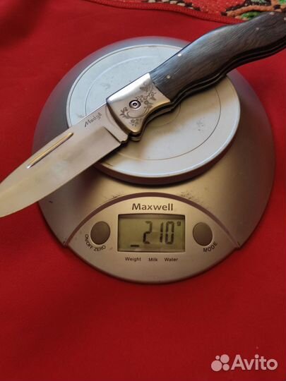 Нож, сталь D-2, HRC60, Original,накладки малаз.дуб