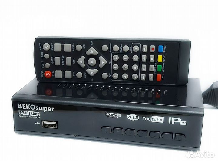 Цифровая тв приставка HD beko Super DVB T8000 DVB