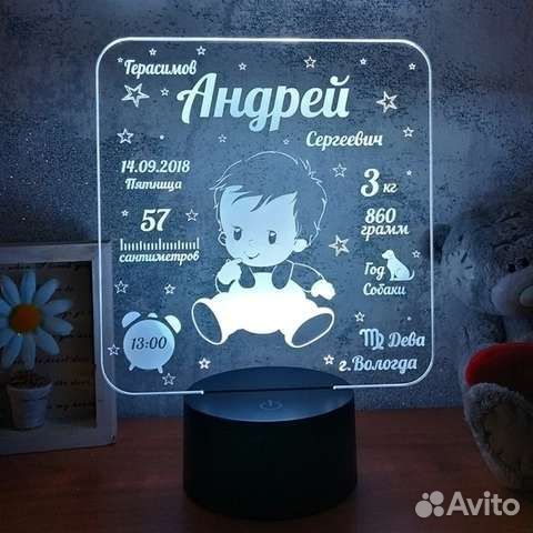 Метрика светильник ночник