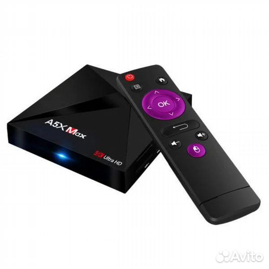 Многофункциональная Smart TV приставка A5X MAX 4K