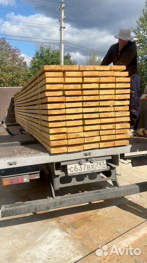 Доска обрезная 25х100х6000мм от производителя