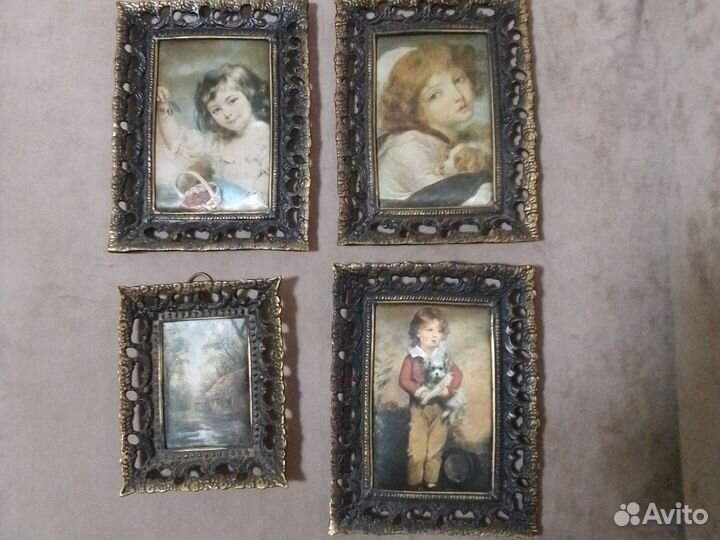 Картины шелкография в бронзе