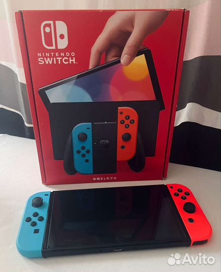 Nintendo switch Oled Неон, прошивка, чип, игры