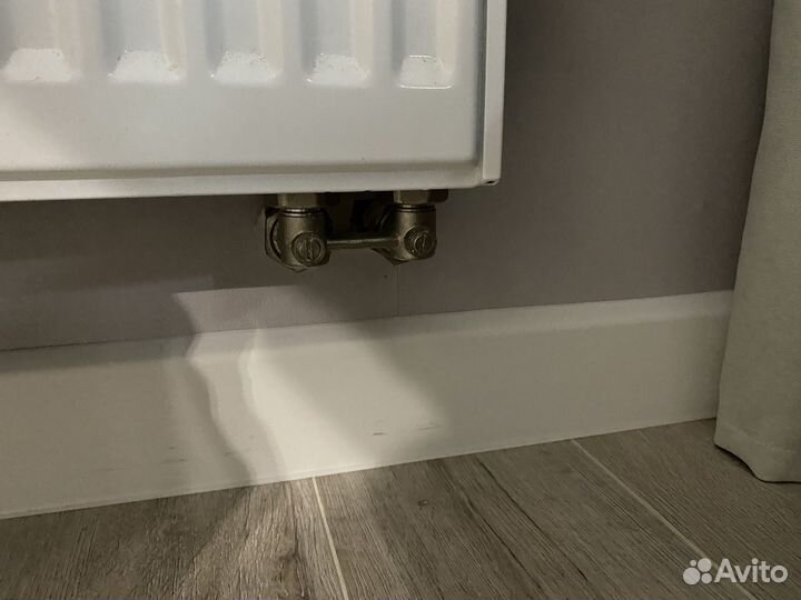 Вывод труб отопления из стены