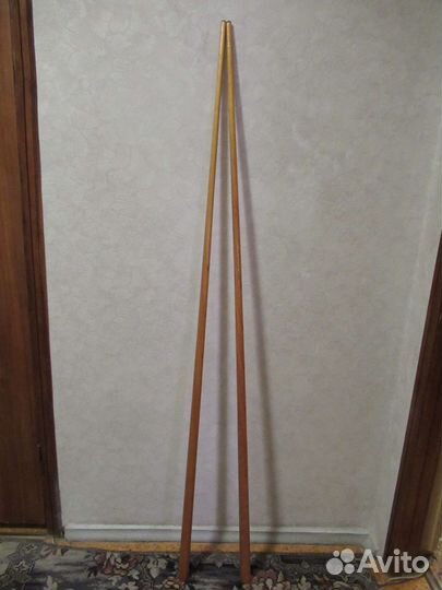 Кий цельный бильярдн., сд.в СССР, к-т 2шт