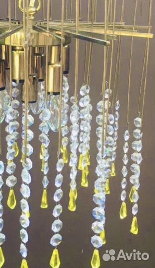 Люстра хрустальная винтаж СССР