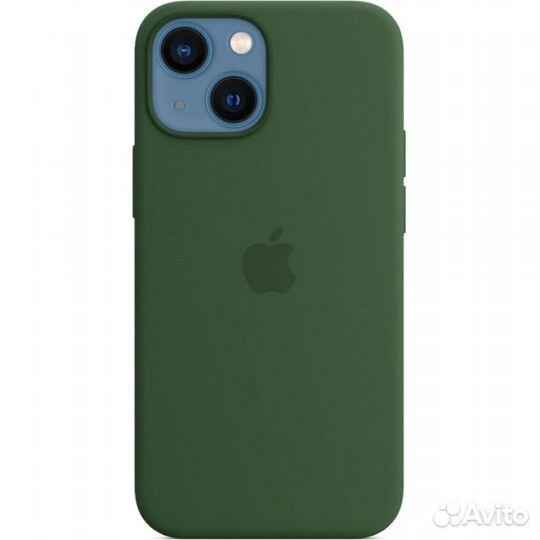 Силиконовый чехол для iPhone 13 mini (зеленый)