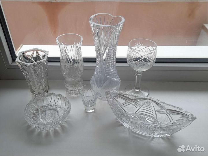 Посуда хрусталь времён СССР