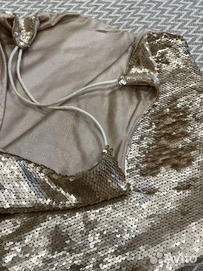 Майка с пайетками