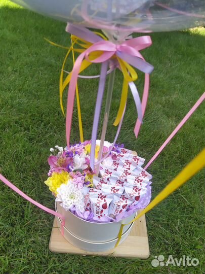 Съедобные букеты из конфет