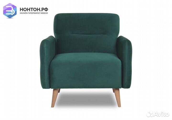 Кресло книжка Хюгге зелёное