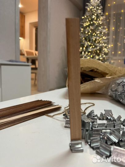 Фитили деревянные с треском (америка-вишня)