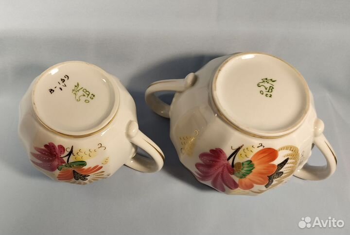 Фарфоровая чайная посуда Вербилки