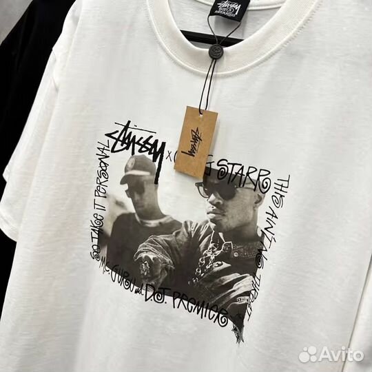 Футболка stussy черная