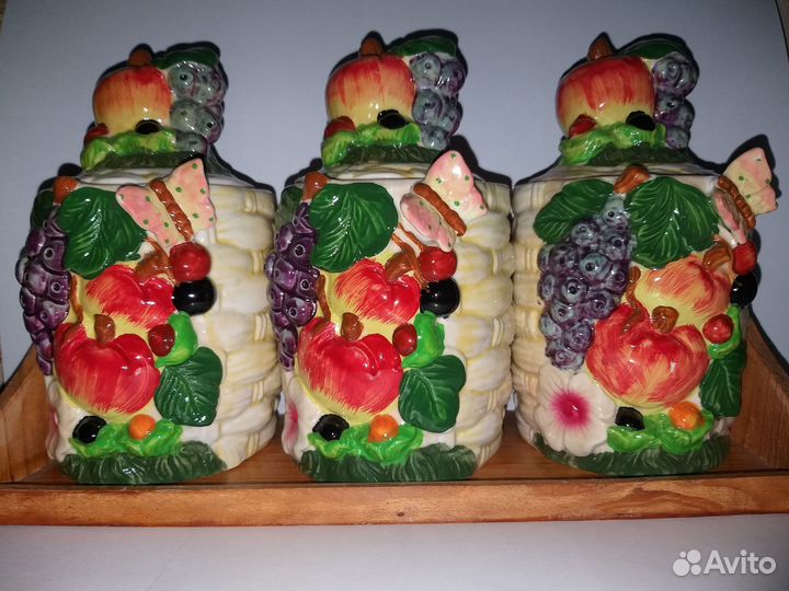 Керамические банки для сыпучих продуктов