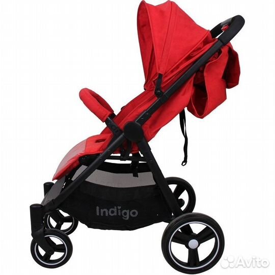 Коляска прогулочная Indigo Assana red