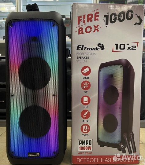 Колонка мощная 1000 вт новая