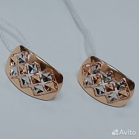 Золотые серьги