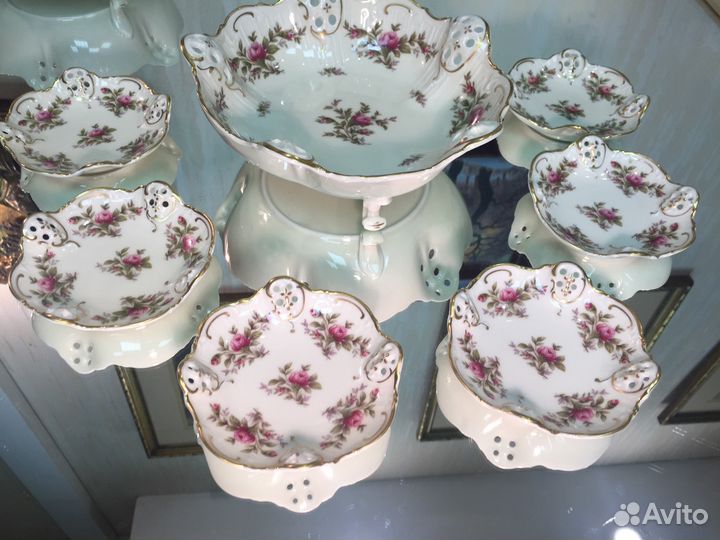 Набор посуды Розенталь антикварный розы