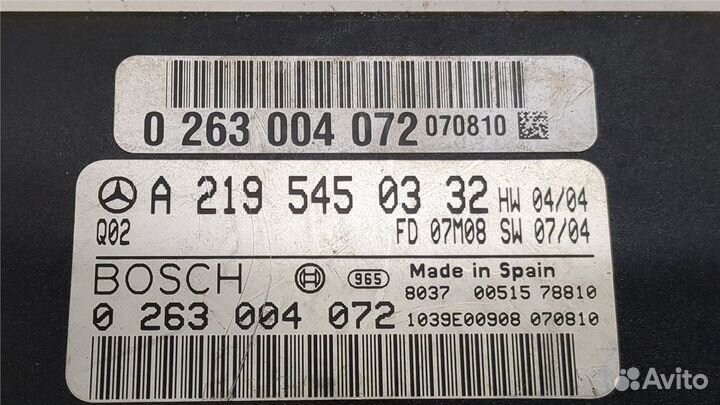 Блок управления парктрониками Mercedes CLS C219, 2