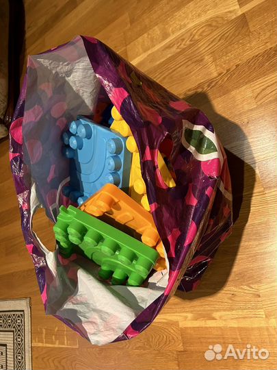 Конструктор Mega bloks 130шт,подарок наст игра