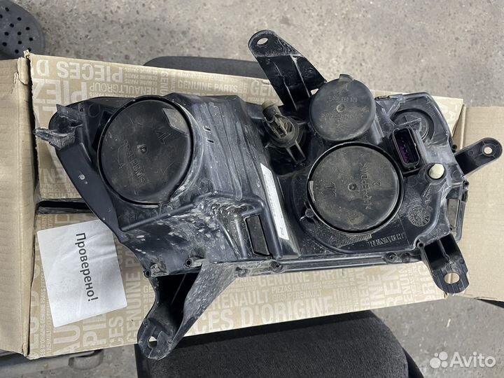 Фара передняя левая renault logan 2