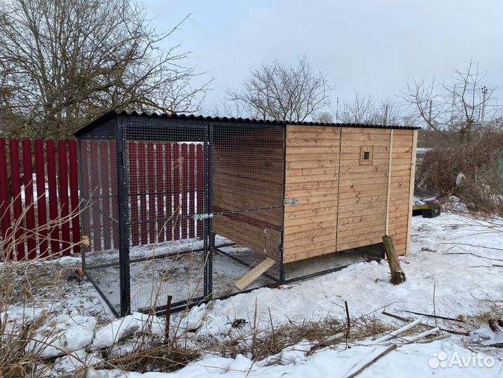 Курятник с установкой