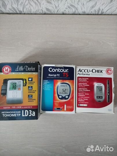 Молокоотсос новый, танометр, Акку-Чек