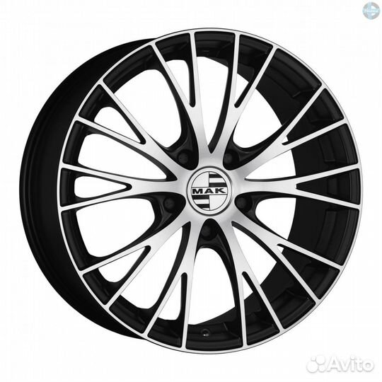 R19 5x112 8J ET26 D66,45 MAK Rennen Ice Black