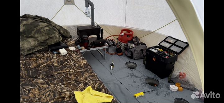 Зимняя палатка Следопыт трехслойная бу